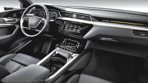 Interior do Audi e-tron